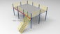 Sistema de armazém de dois níveis de aço industrial da escada dos assoalhos de mezanino