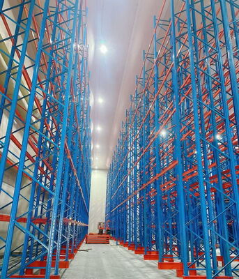 comprar Sistema duplo de estantes de paletes de alta densidade Fabricação em linha