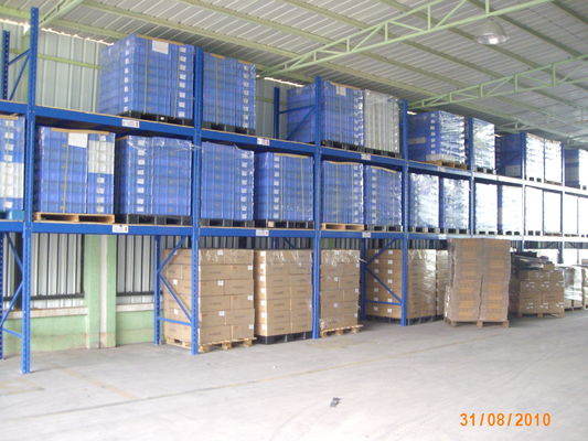comprar O shelving de dois níveis ajustável do armazém submete com a empilhadeira que move-se, 5000KG Fabricação em linha