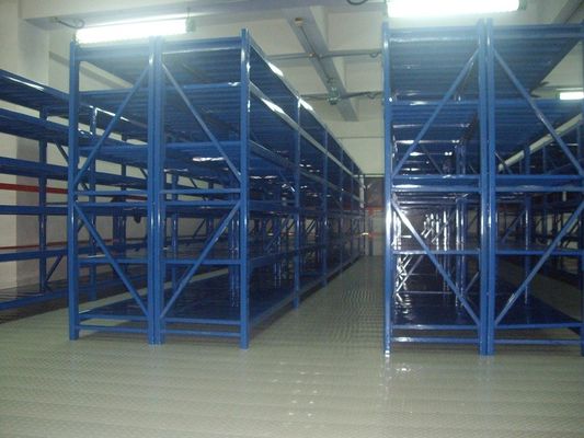 comprar o metal azul arquiva o shelving médio antiferrugem do dever com a pintura à pistola terminada Fabricação em linha