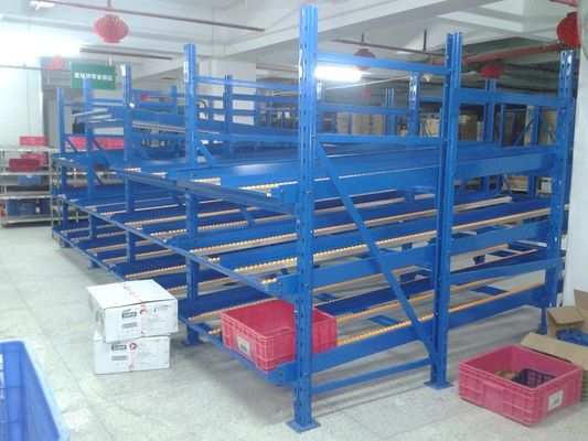comprar shelving do fluxo da caixa da construção de aço 100KG para a central logística da distribuição Fabricação em linha