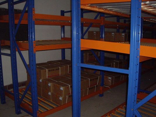 comprar cremalheira seletiva galvanizada do fluxo da caixa, shelving longo do fluxo de gravidade do período Fabricação em linha