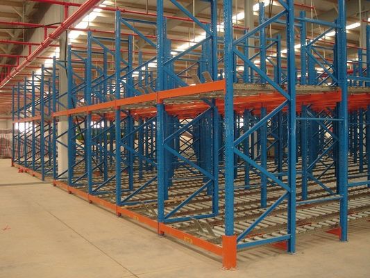 comprar Racking industrial do fluxo de gravidade da construção de aço para o armazenamento do armazém, 1500KG Fabricação em linha