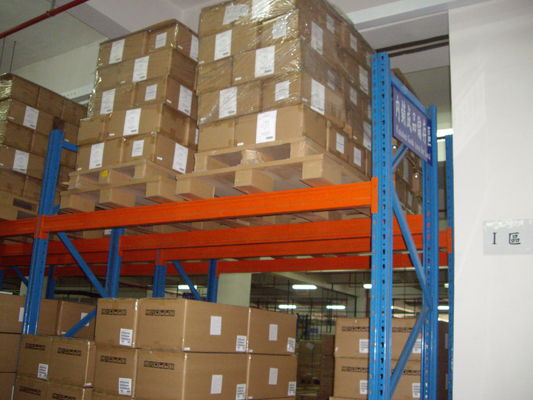 comprar Cremalheira profunda dobro personalizada da pálete do dever de Havey do metal com funcionamento da empilhadeira Fabricação em linha