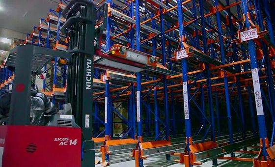 comprar Racking de rádio industrial da canela da leiteria ajustável com caminhão de empilhadeira, 1500KG Fabricação em linha