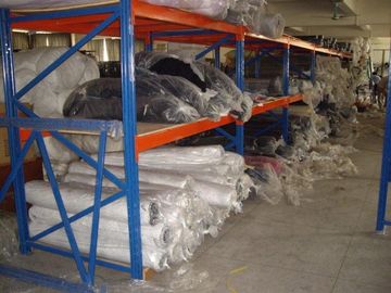 de aço/madeira arquiva cremalheiras resistentes do shelving para o estoque do material da tela