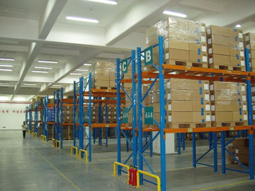 Cremalheiras industriais seletivas econômicas da pálete personalizadas para o armazenamento Palletised dos produtos